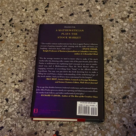 A Mathematician Plays the Stock Market Book - Picture 2 of 2